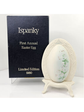 Goebel Ispanky First Annual Easter Egg 1980 Limited Edition USA Box Vintage